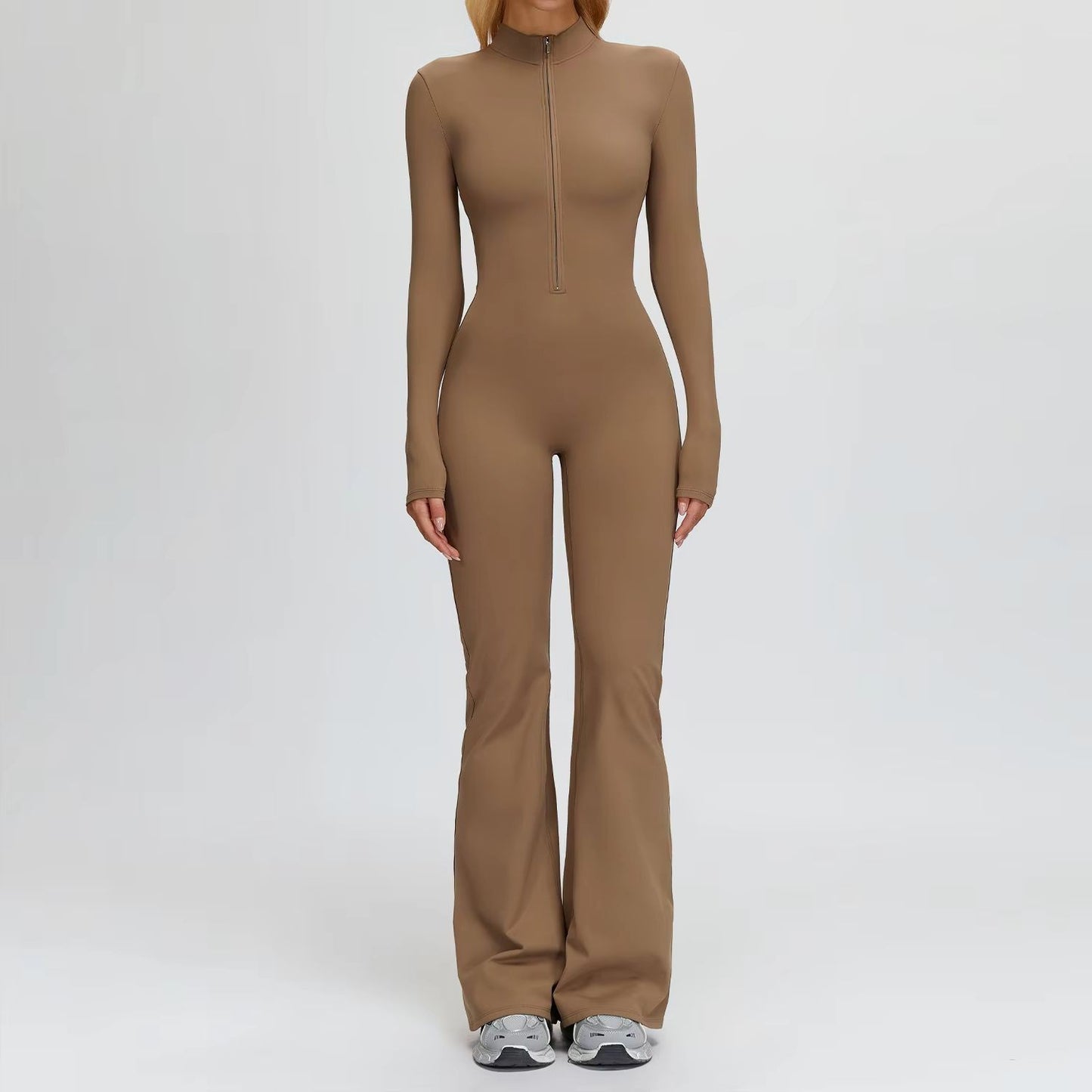 Women Long Sleeves Gym Suit Women Yoga Clothing Sportswear Sports Jumpsuit Female Workout Bodysuits Fitness One-Piece Suit