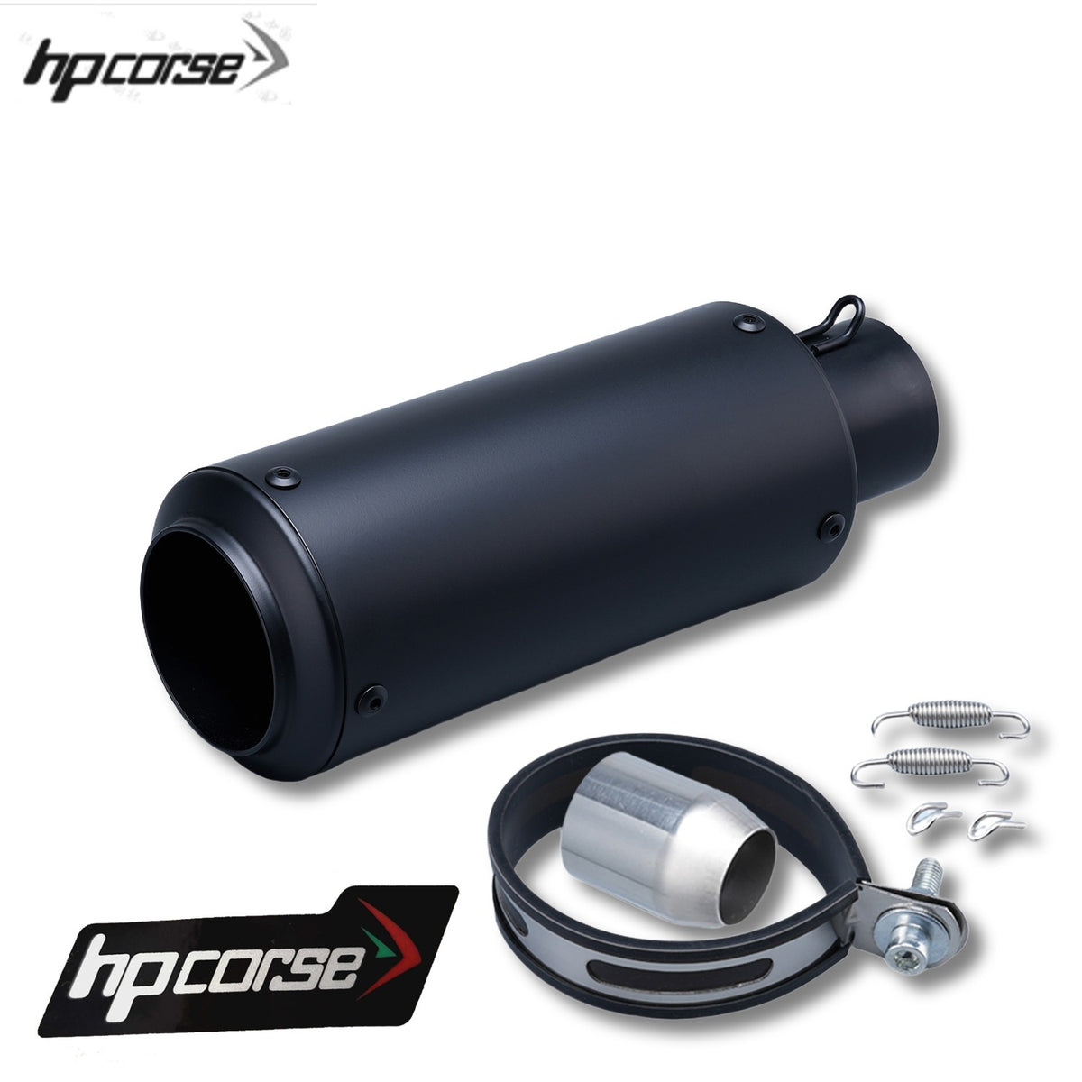 Universal 51mm motorcycle exhaust inox muffler carbon fiber exhaust for z900 R3 R25 MT07 MT09 R1 Z400 Z650