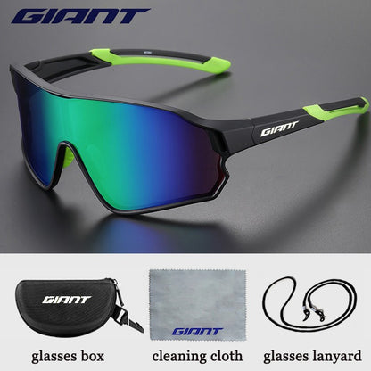 Óculos de Ciclismo Top Seller GIANT UV400 Anti-embaciamento Lentes REVO Nitidez HD Certificação CE/ANSI Design Cateye Bicicleta de Montanha/Estrada para homem e mulher