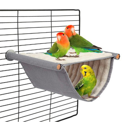 Rede Suspensa para Pets Ninho Quente Cama Casa de Papagaio Removível Lavável Poleiro Gaiola de Pássaros para Hamster Agapornis