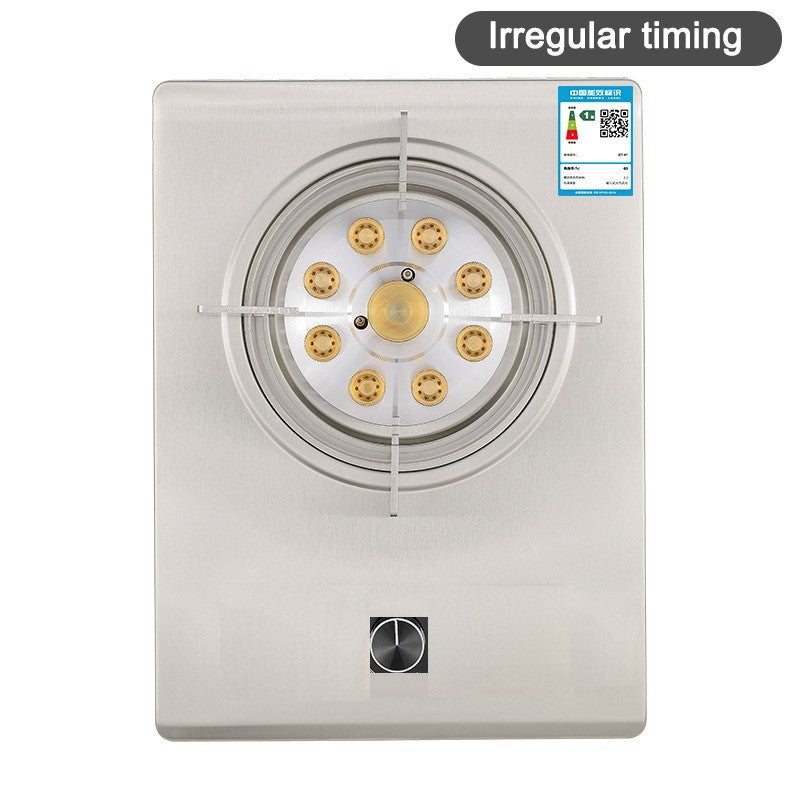 Fogão a Gás Inox de Apenas Uma Boca Gás Liquefeito/Natural Embutido Fogão Doméstico de Alta Chama Fogão de Fogo Forte para Cozinha