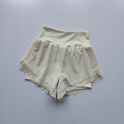 Summer Women's Sports Shorts Mesh 2 In 1 Quick-dry Yoga Shorts Breathable Fitness Shorts High Waist Fitness Running Shorts