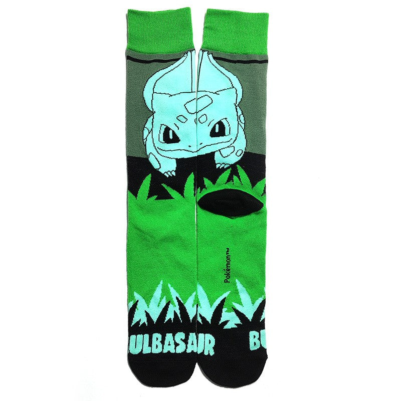 Pokemon Men's Fashion Trend Long Socks Cartoon Anime Figure Pikachu Eevee Gengar Unisex Athletic Harajuku Socks