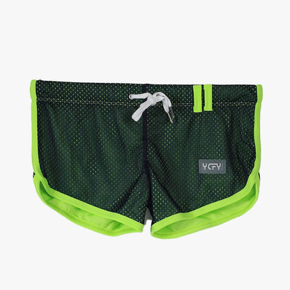 Brand Designer Men's Mesh Beathable Home Flat Pants Boxer Underwear Aro pants Breathable Pure Loose Fitting Underpants For Male