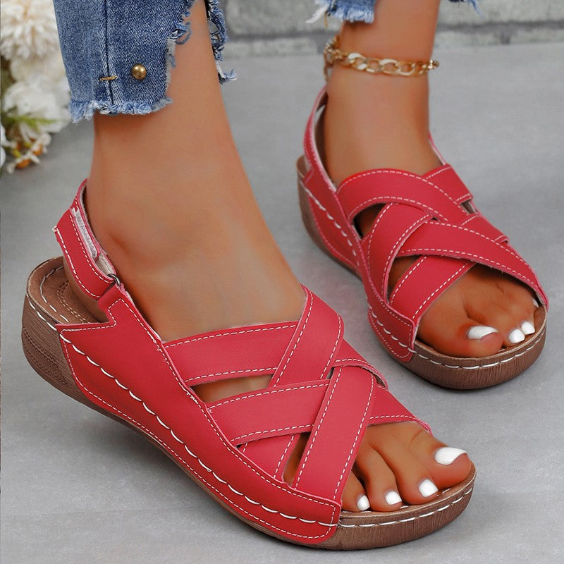 Women Sandals Shoes Summer Beach Shoes Woman Party Sandals For Women Wedge Ladies Shoes Non-Slip Footwear Women Sandal Female