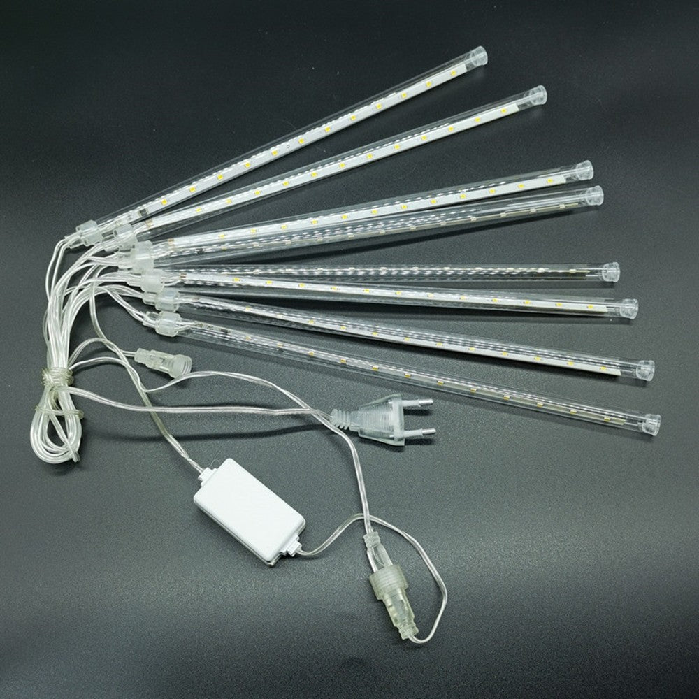 30/50CM LED Meteor Shower Rain Lights Waterproof Falling Raindrop Fairy String Light for Christmas Holiday Party Patio Decor