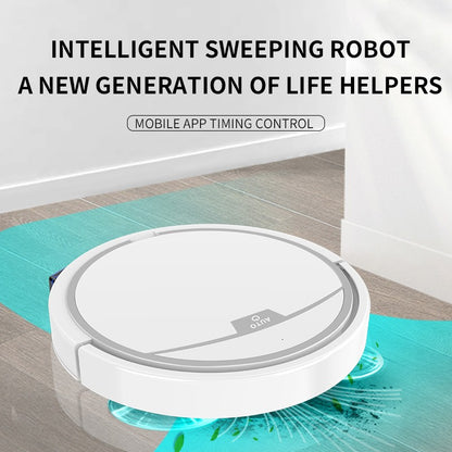 Aspirador Robô Inteligente 2800PA Controle Remoto Sem Fio Máquina de Limpeza Automática Varredura de Chão Aspirador de Pó Úmido e Seco Para Casa