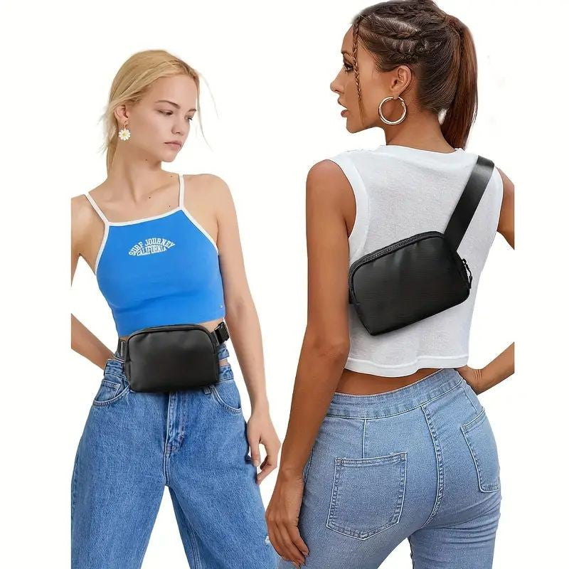 Men's chest bag, mobile phone bag, small shoulder bag, suitable for outdoor exercise, running