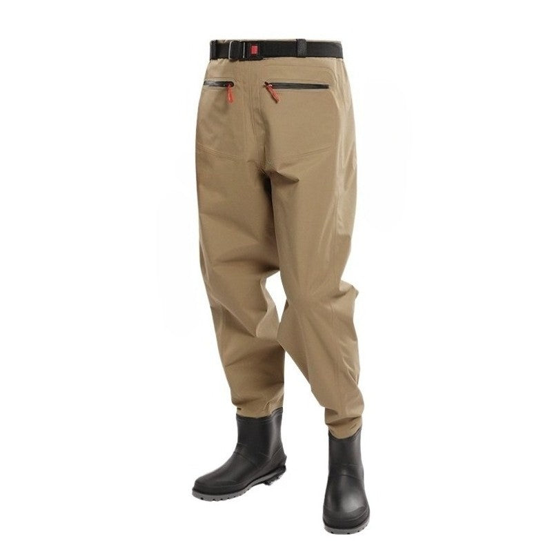 Calça de Pesca Profissional de Nylon Ultraleve, à Prova de Vento, para Inverno, à Prova D'Água, Calça de Pesca de Cintura Única