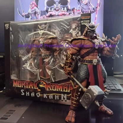 Storm Toys Mortal Kombat Final BOSS Shao Kahn DCMK14 Luxury Edition Vilão Goro DCMK18 Action Figure Modelo Brinquedos Presentes Em Estoque