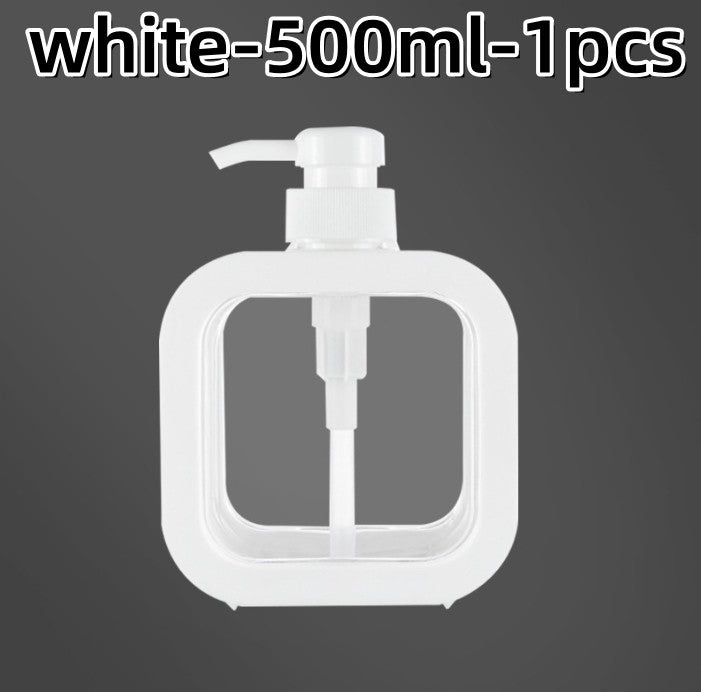 300/500ml Bathroom Soap Dispensers Refillable Lotion Shampoo Shower Gel Holder Portable Travel Dispenser Empty Bath Pump Bottle