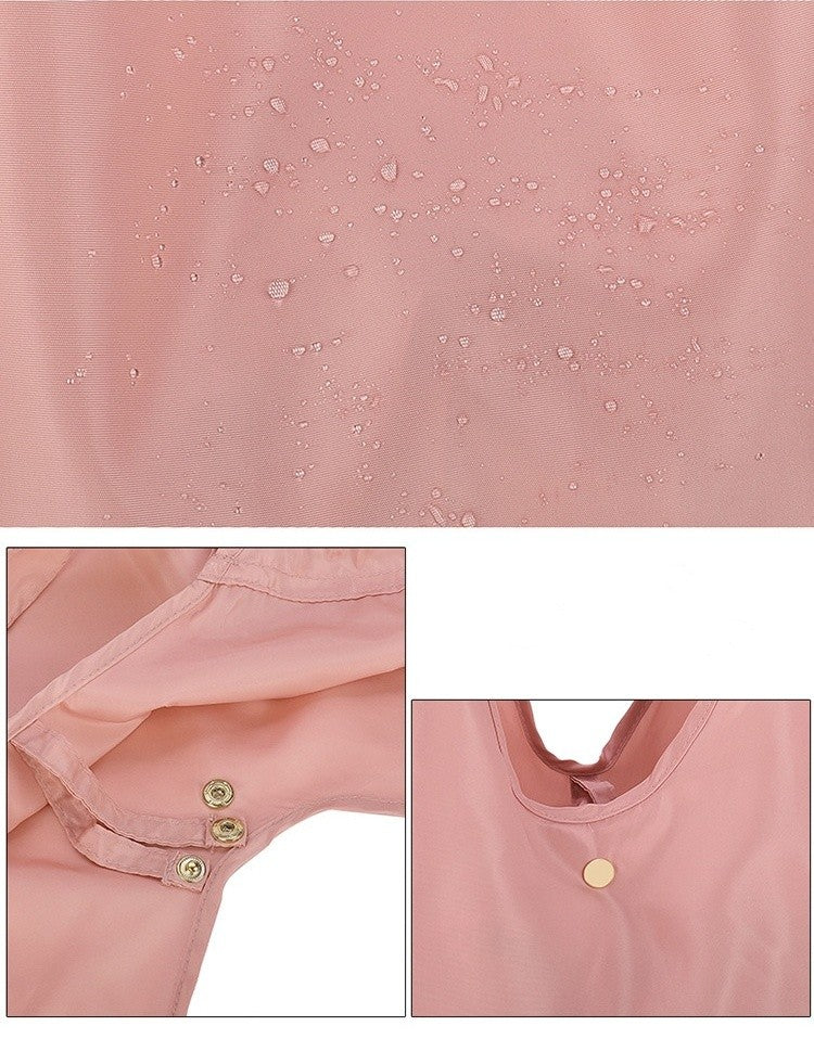 Fashion Foldable Shopping Bag Environmental Protection Large Capacity Supermarket Shopping Portable Folding Bag Out Handbag