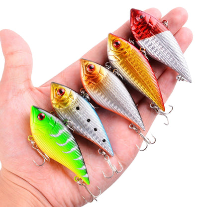 Conjunto de Iscas de Pesca Mini Truta Flutuante Isca Articulada Artifical Crazy Swing Isca Dura de Crank Bait Isca de Lápis
