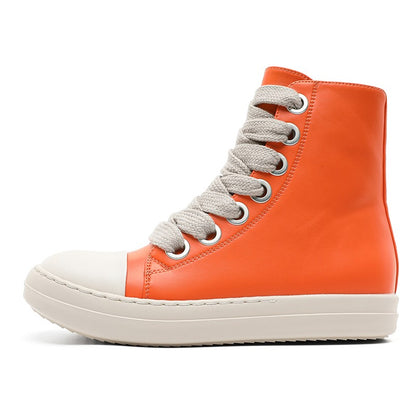 2025 Botas de Moda Masculina de Inverno Estilo Urbano Botas de Aumento de Altura Sapatos Esportivos Casuais Leves para Adultos Femininos Tênis