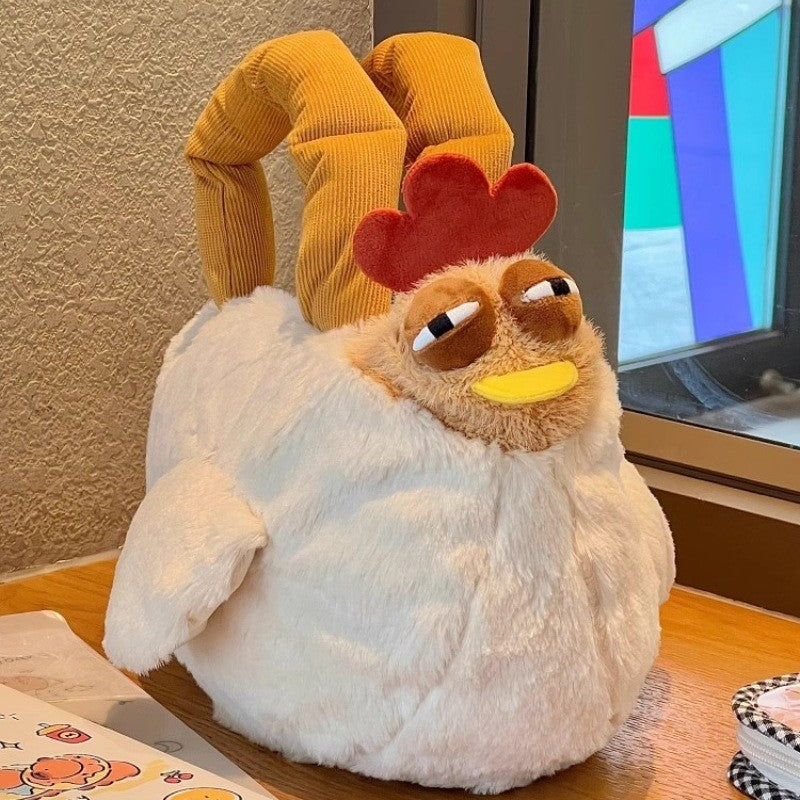"Little Chicken Plush Handbag - Funny Satchel Purse for Women, Cute & Unique Birthday Gift, Durable & Trendy Women's Accessory";;VERDADEIRO;;"Crossbody bag-1pc
