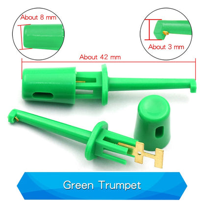 5PCS Mini Single Test Hook Clips Test Probes For Electronic Testing Clips Hook Test Clips Large / Small