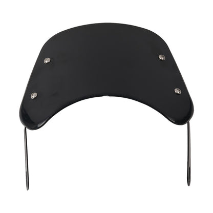 Para-brisa universal para motocicletas, defletor de vento, carenagem para Harley Honda Yamaha Kawasaki Suzuki Cafe Racer, preto