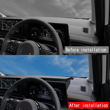 FOR 2023 NISSAN SERENA C28 Mobile phone holder for right-hand drive and storage box behind the screen
