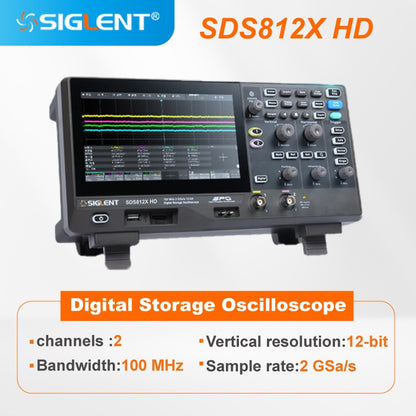 SIGLENT’s SDS800X HD series High Resolution  Digital Storage Oscilloscopes SampleRate 2 GSa/s, 12-bit Analog-Digital ConverterS