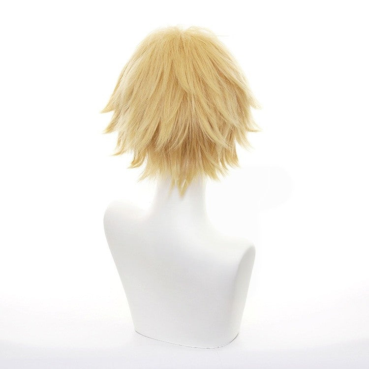 Chainsaw Man Denji Cosplay Costume Full Set Public Safety Devil Hunter Uniform Wig Shirt Pants Halloween Party Outfit for Adults
