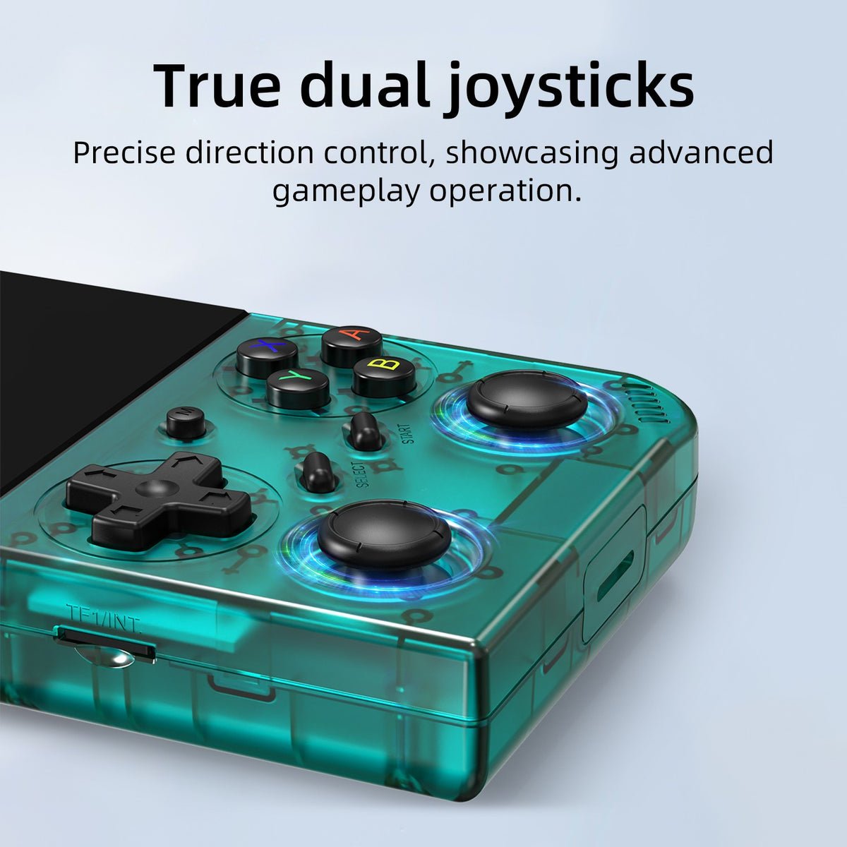 ANBERNIC RG35XX PRO Vertical Retro Gaming Console 3.5" IPS OCA Screen Linux 64-bit True Dual Joysticks Vibration Motor RixelHK