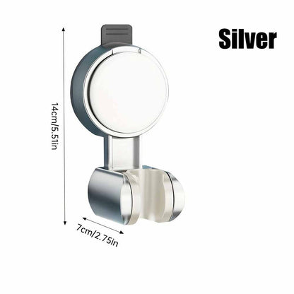 1-4PCS Suction Cup Shower Head Holder ABS Adjustable Strong Adhesive Universal Shower Head Support Reusable No Trace Waterproof