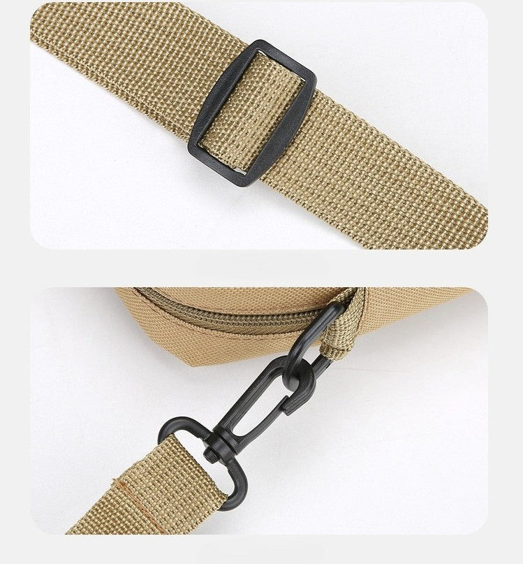 Simple Solid-Color Men's Mini Crossbody Bag - Lightweight and Stylish Ideal for Casual Use and Carrying Phones