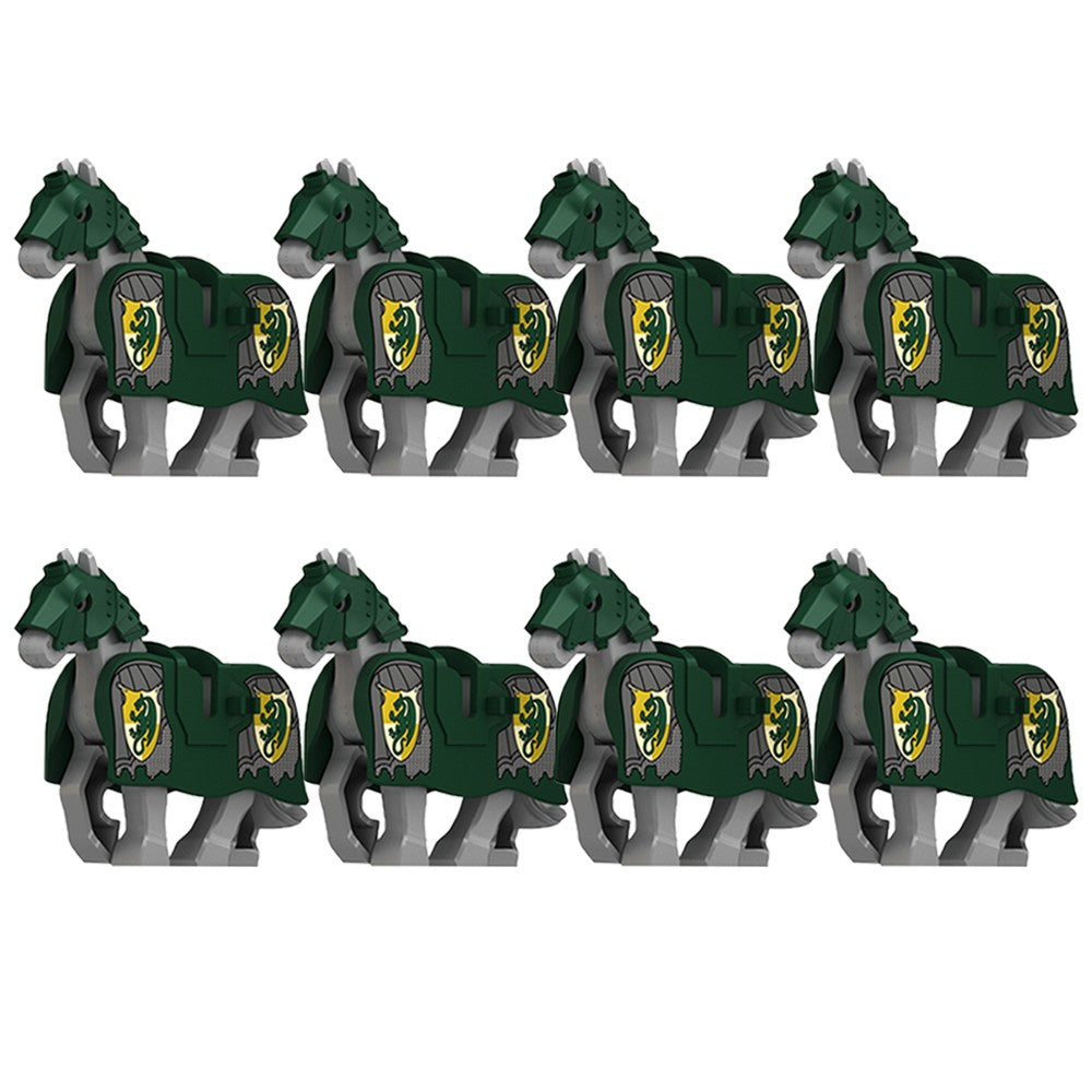Blocos de Montar Zoológico Medieval Acessórios de Personagens Montarias Animais Cervos Elefantes Camelos Lobos Cavalos de Guerra Tijolos Brinquedos Presentes K080