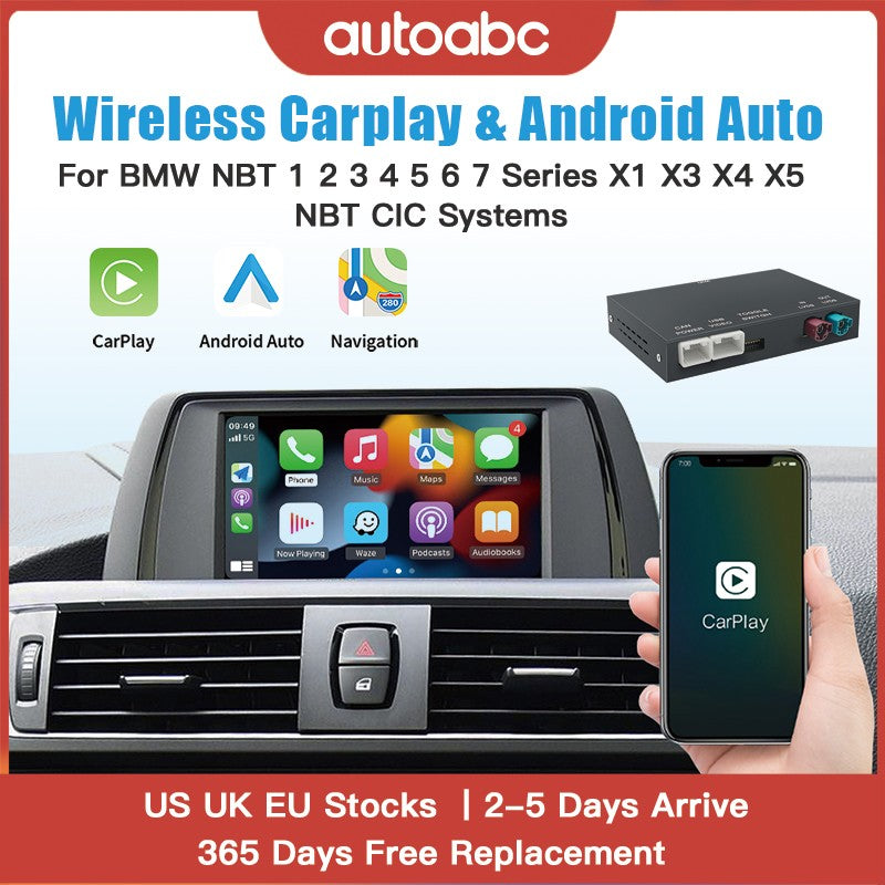 Wireless CarPlay for BMW NBT System 1 2 3 4 5 6 7 Series X1 X3 X4 X5 X6 MINI F56 F15 F16 F25 F26 F48 F01 F10 F22 F20 F30 F32