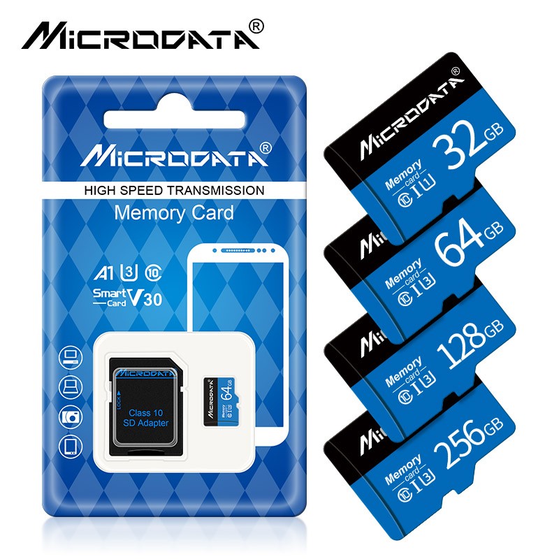 Cartões de memória 4GB 8GB 16GB Micro TF SD de alta velocidade 32GB 64GB classe 10 cartão de memória 128gb 256gb cartão TF para smartphone