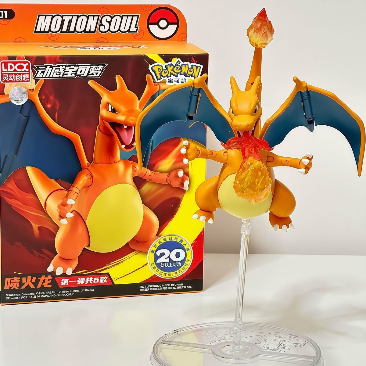 LDCX Mewtwo Charizard Greninja Anime Figure Lucario Infernape Action Figures Movable Model Collection Statue Ornament Toys Gifts