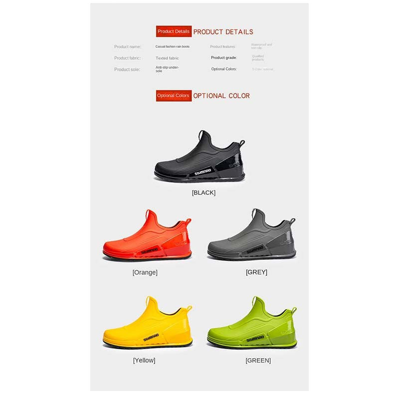 Sapatos de Pesca Impermeáveis para Exteriores, Caça, Esportes, Bicicleta, Borracha, Antiderrapantes, Leves, Impermeáveis 2025