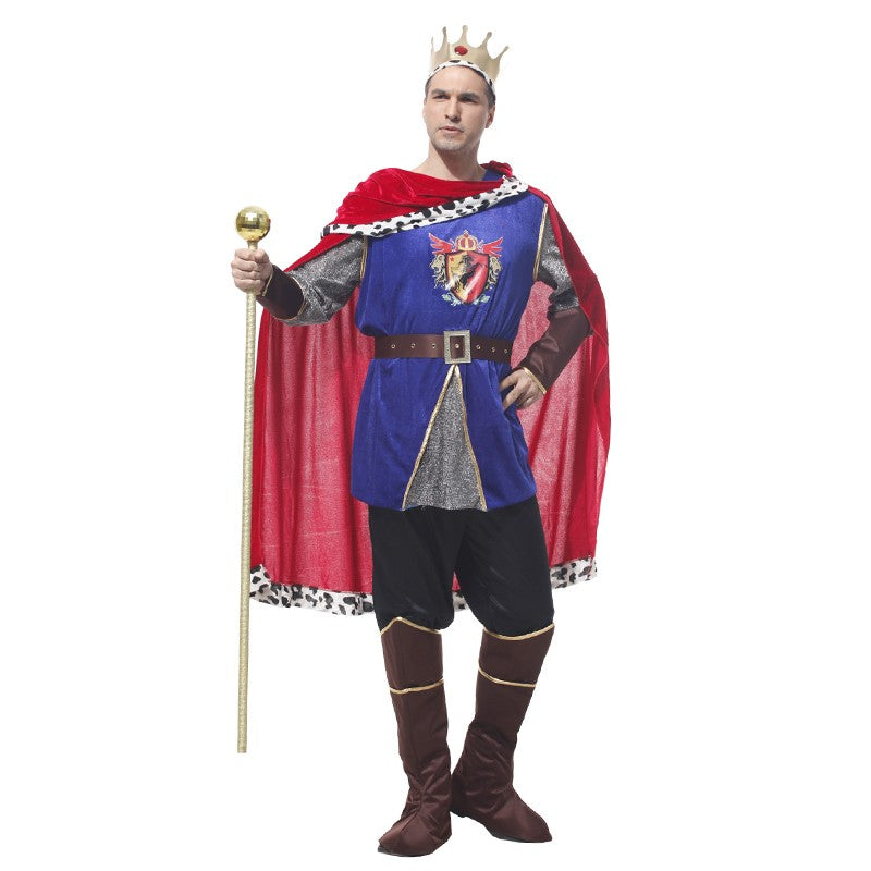 Adult Men's King Knight Suit Robe + Waist Cinching Cosplay / Stage Play / Photo Shoot / Martial Arts Themed Party