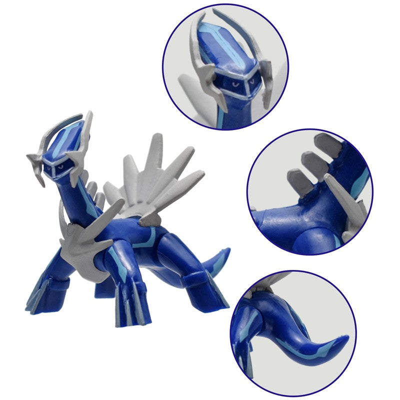 Pokemon Figure Toys Mega Charizard X Y Lugia Dialga Palkia Zekrom PVC Figurine Aggron Treecko Chespin Greninja Model Dolls Gifts
