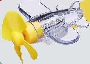 1x Mini Luzes Estroboscópicas para Aeronaves, Luz de Advertência de Posição em LED com Energia Eólica, Efeito Piscante, Acessórios para Carro, Moto, Bicicleta, Condução Segura