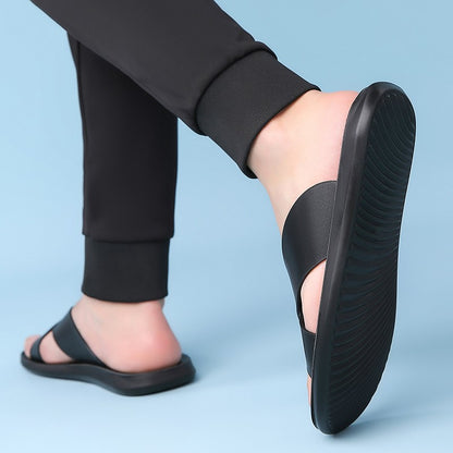 Mens Casual Summer Shoes Hot Sale Men Slippers Stylish Style Male Half Drag Outdoor Daily Beach Flats Lightweight Men's Slides