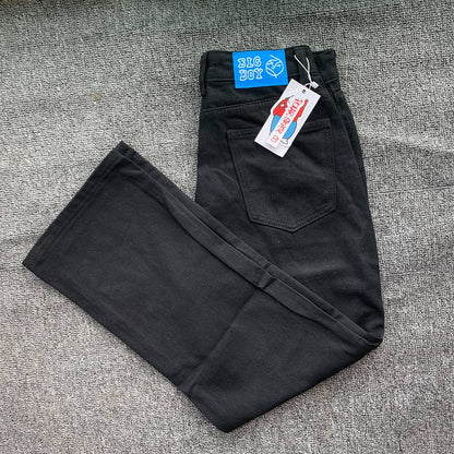 Y2K Embroidery Baggy Boy Jeans Women Streetwear Gothic Cartoon Blue Straight Jeans Retro Punk Rock High Waist Denim Trousers