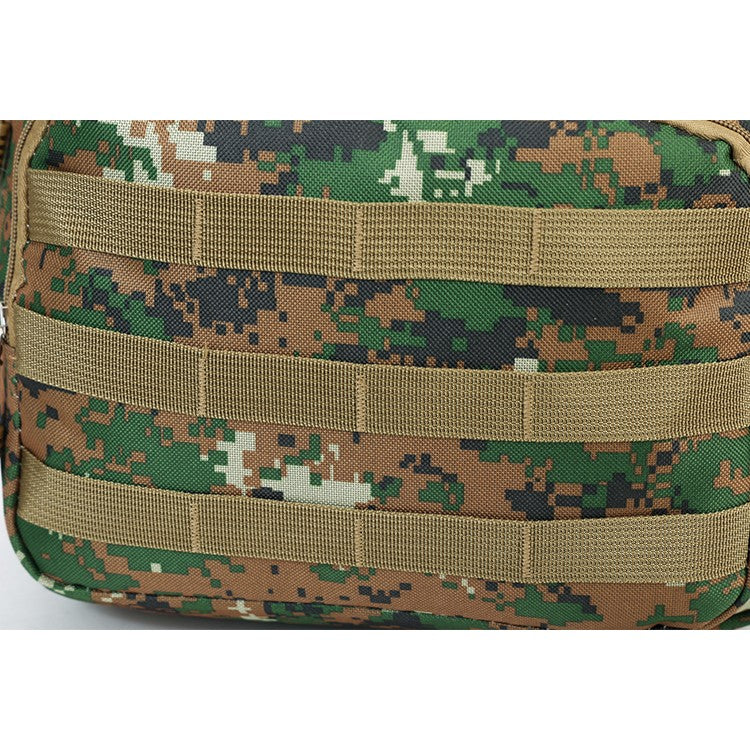 Camouflage large-capacity backpack - zipper closure, hiking, traveling, outdoor adventure backpack