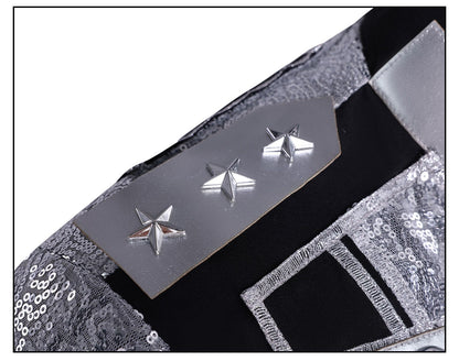 Punk Rock Michael Jackson Germany Military Cool Gaorgeous Teaser Jacket Outerwear for Collection costume