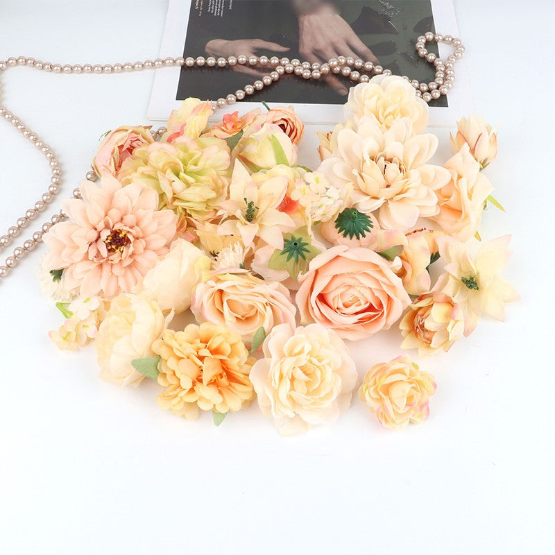20Pcs Artificial Floating flower Curtain Wedding Couple Photo  Decorations DIY Floral Design Craft Supplies Home Party Decor