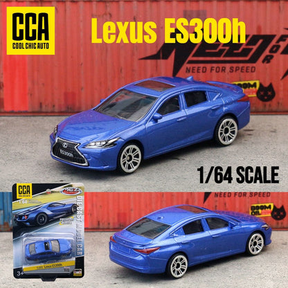 1/64 Leuxs ES300h Carrinho Modelo CCA MSZ 1:64 Veículo Fundido Miniatura Rodas Livres Coleção Adequado para Hot Wheels Presente Criança