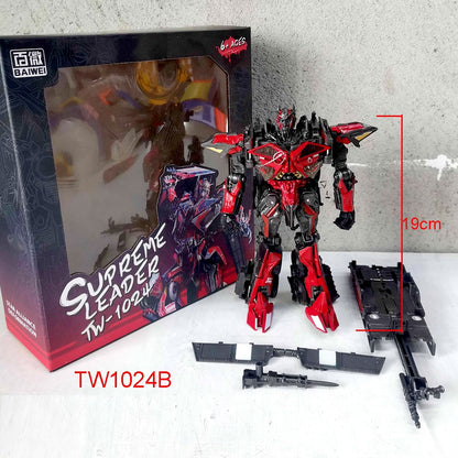 Baiwei Shockwave TW1028 Transformation Toys Sentinel Prime TW1024 Modelo Ironhide TW1026 Robô Bumblebee TW1025 Boneco TW1030