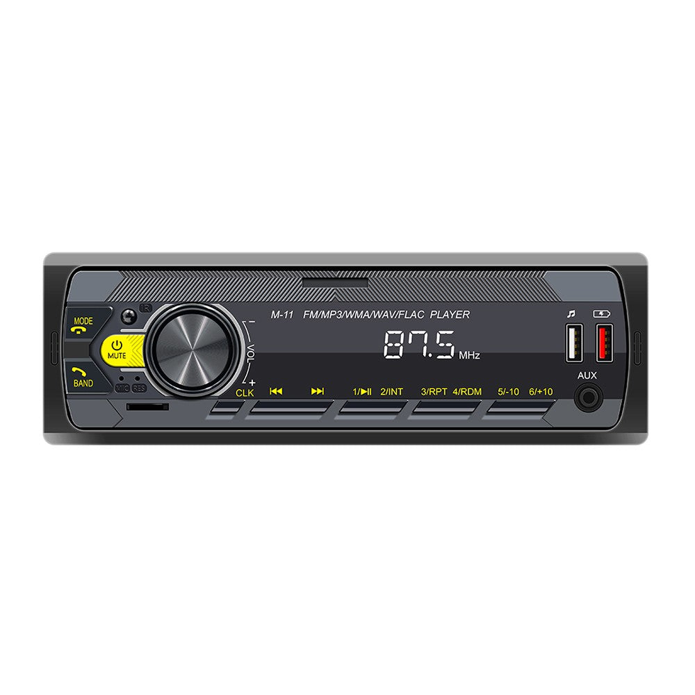 Podofo Car Audio Radio 1 Din MP3 Car Stereo Bluetooth FM AUX In USB Colorful Buttons APP Remote Control Car Multimedia Player