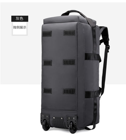 Travel Bag, Large Capacity Handbag, Portable Outdoor Carry-On Luggage, Wheeled Travel Bag, Convenient and Practical Unisex Travel Bag