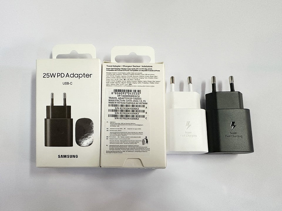 Original Samsung 25W Charger PD Type C Wall Chargeur Galaxi Z Fold 6 5 Z Flip 4 S25 S24 S23 A05s A54 A24 A23 M54 M13 M22 M32 M53