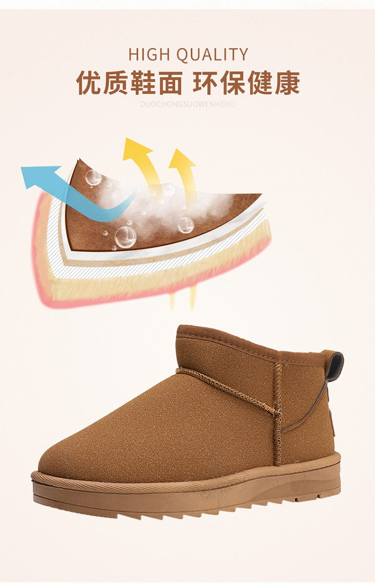 Snow Boots Man Shoes Men Korean Climate Lot Shoes Original High Heel Ankle Boots for You Women Sneakers Brown Boot Mens Shoe