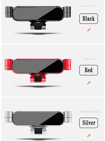 Car Phone Holder for Audi A4 B8 8KH B9 8WH A5 2009-2020 Gravity Navigation Bracket GPS Stand Air Outlet Clip Support Mount