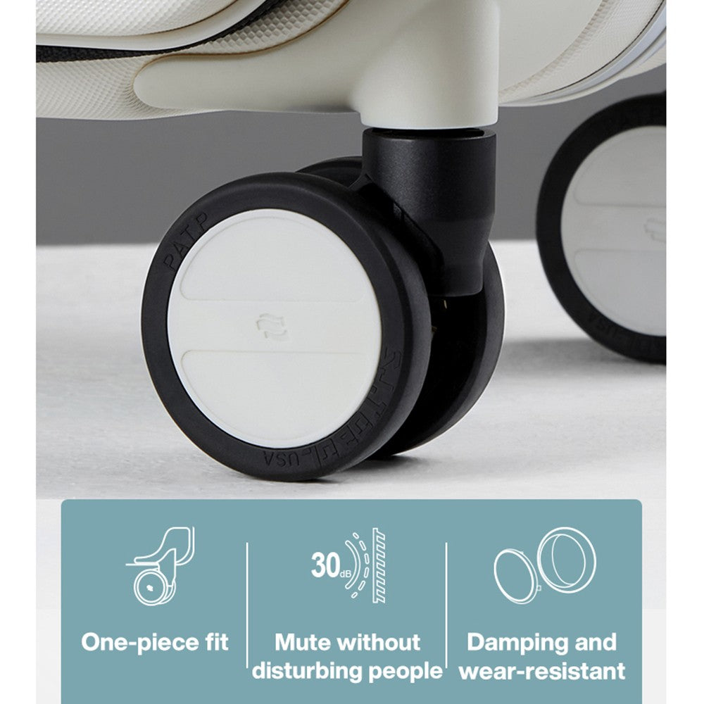 Hanke New Design Luggage Business Travel Suitcase Carry On Boarding Cabin Trolley Case PC Material Rolling Spinner Wheels