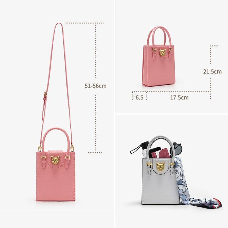 BAFELLI 2025 NEW WOMEN'S HANDBAG CAT LUXURY BRAND DESIGNER ORIGINAL STYLE TRENDING SHOULDER CASUAL BAGS MINI TOTE CROSSBODY