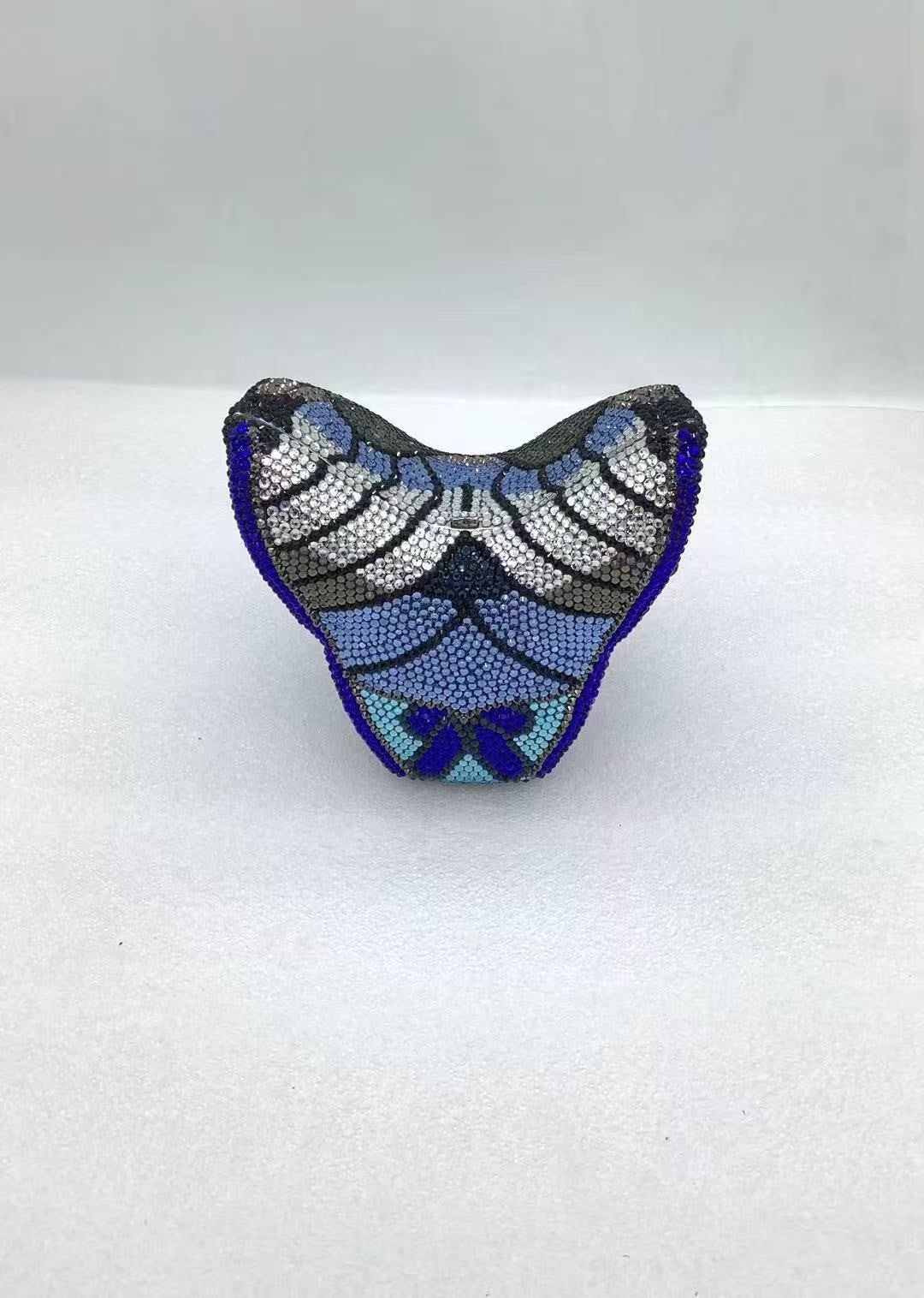 Women Butterfly Gems Evening Minaudiere Clutch Bags Women Crystals Purses and Handbags Bridal Wedding Purse Luxury Clutch Bag